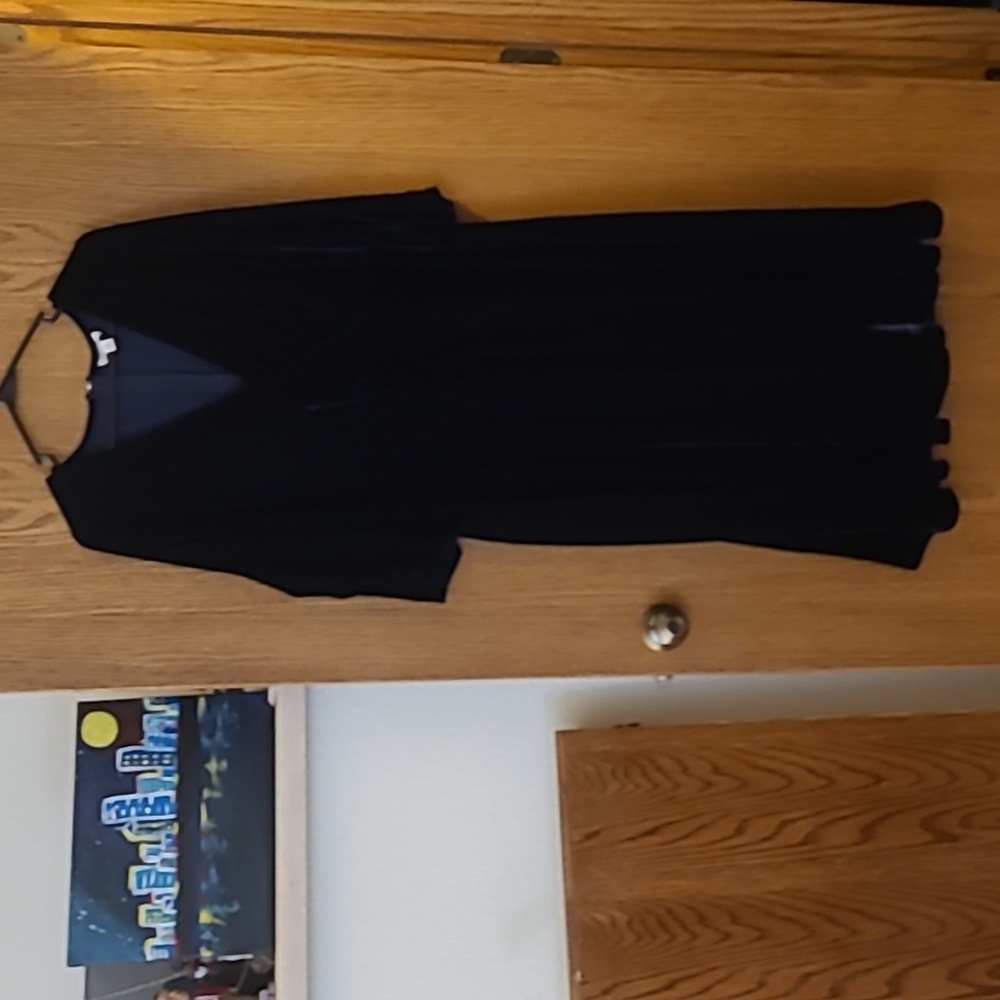 Unique Vintage Velvet V-Neck Dress